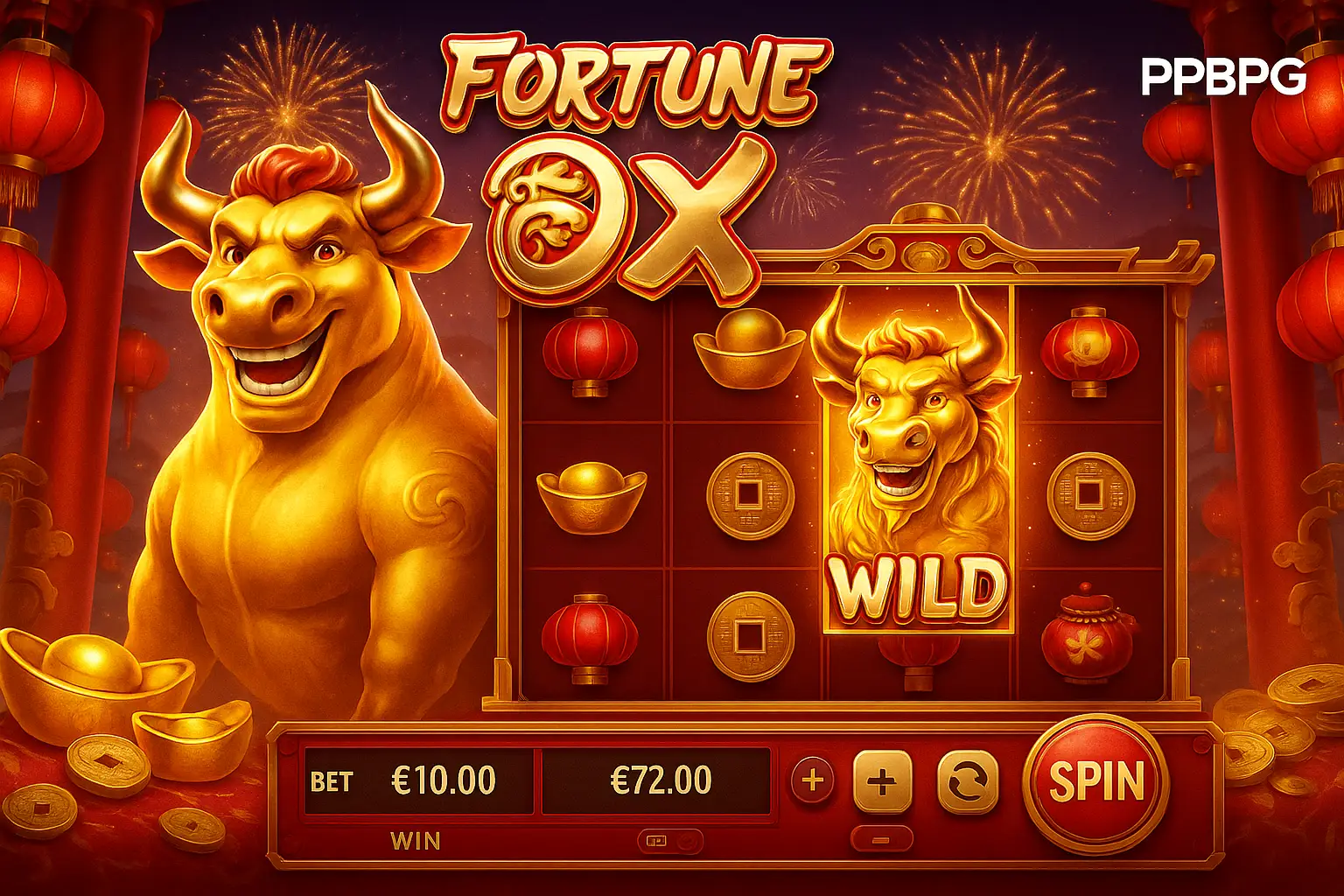 Fortune Ox no PPBPG - Aposte Agora e Reivindique Seus Ganhos
