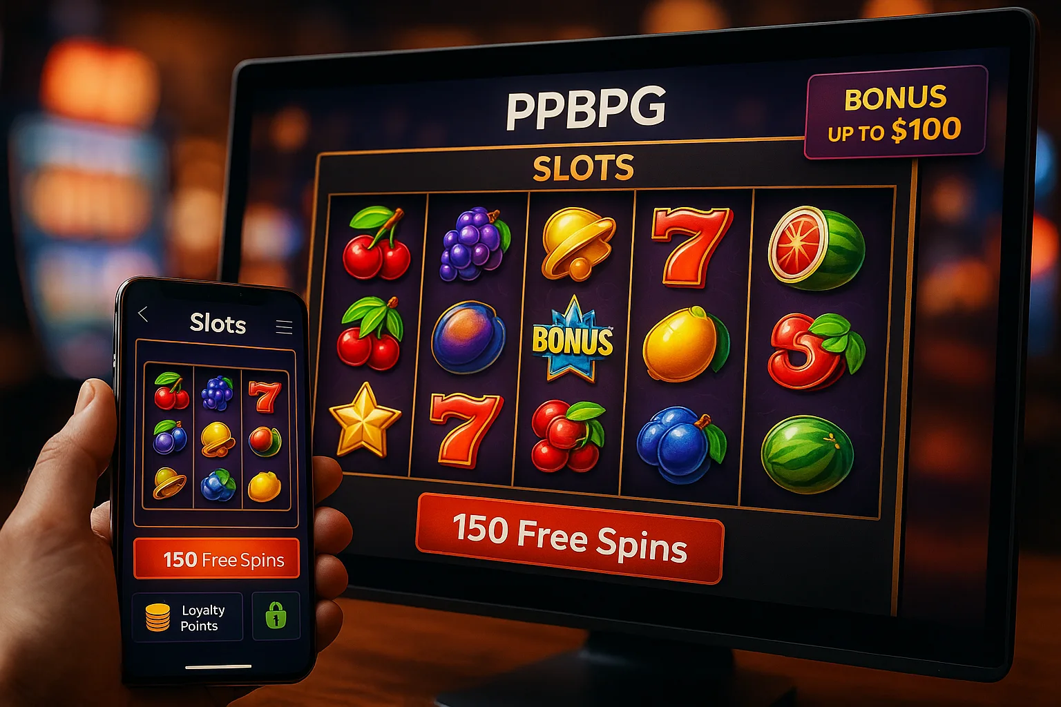 Explore o mundo das slot machines no PPBPG Casino